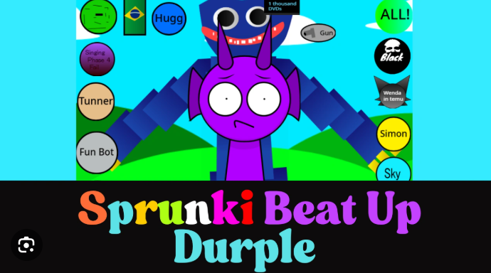 Sprunki Beat Up Durple