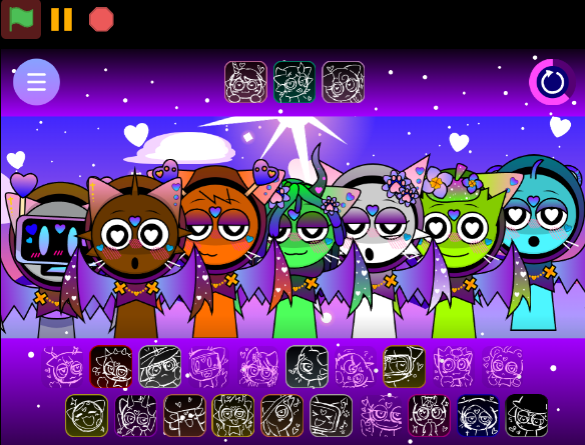 Sprunki Jevin Treatment but Star and Heart