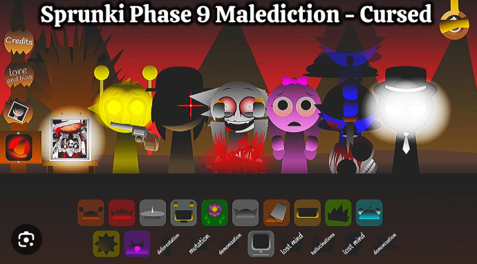 Sprunki Phase 9 Malediction Cursed